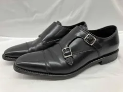 REGAL A24H4157 W47 E ビジネスシューズ　ダブルモンクストラップシューズ　ストレートチップ　ドレスシューズ　ブラック  サイズ25.5cm