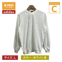 【中古】　CLUB adidas　スウェット　80s vintage　80年代　トレーナー　クルーネック　ラグラン　コットン　ポリエステル　パイル生地　ブランドロゴ　トレフォイルロゴ　古着　/1283