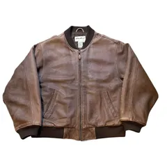 90s Eddie Bauer leather bomber jacketのサムネイル