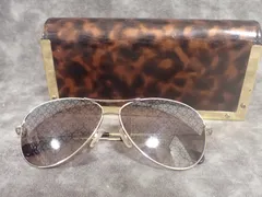 【美品】トリーバーチ サングラス TY6006 ダブルTロゴ ピンクゴールド 正規品のサムネイル