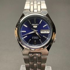 美品】SEIKO 5 セイコー5 7S26-02W0 自動巻き ネイビー 稼働 - メルカリ