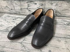 【極美品・イタリア製】26.5 希少カラー ローファー シボ革 MANNINA 極美品・イタリア製】26.5 希少カラー ローファー シボ革 MANNINA