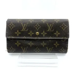 LOUIS VUITTON　ルイヴィトン　ポルトフォイユ インターナショナル 三つ折り モノグラム 長財布 ユニセックス ブラウン M61217　シリアル：MB1022