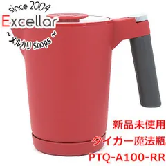[bn:12] TIGER　蒸気レス電気ケトル 温度調節機能つき 7SAFE+ 1.0L　PTQ-A100-RR　ルビーレッド
