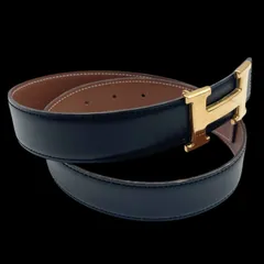 HERMES エルメス コンスタンス レザーベルト リバーシブル Hロゴ ブラック ブラウン メンズ フランス製のサムネイル