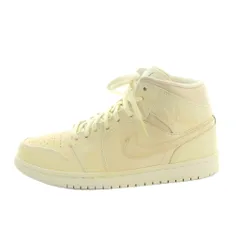 ナイキ NIKE AIR JORDAN 1 RETRO MID ハイカットスニーカー シューズ US7.5 25.5cm アイボリー 554724 110 /MI ■GY01