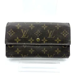 LOUIS VUITTON　ルイヴィトン　ポルトフォイユ インターナショナル 三つ折り モノグラム 長財布 ユニセックス ブラウン M61217　シリアル：MB0022