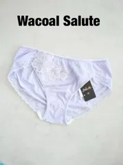 ★【新品】Wacoal Salute　ワコールサルート　47G　モーリシャス　ショーツ　L ヒップ92-100　パープル系　上品　送料込み　6464110