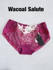 ★【新品】Wacoal Salute　ワコールサルート　94G　バレリーナ　店舗限定　ショーツ　定価5,720円　2023年製　日本製　L　ヒップ92-100　ワインレッド系　上品　送料込み　6464107