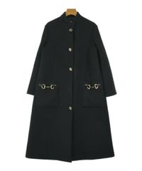 ほぼ新品GUCCI ネイビー フリル付きチェスターコート - メルカリ