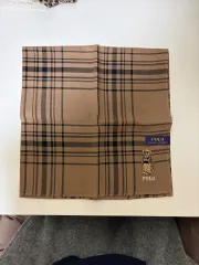 ポロラルフローレン チェック ハンカチ 新品
