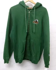 【中古】X-LARGE ｴｸｽﾄﾗﾗｰｼﾞ ｼﾞｯﾌﾟｼﾞｬｹｯﾄﾊﾟｰｶｰ  C8-Y121 ｸﾞﾘｰﾝ MEDIUM 991910450