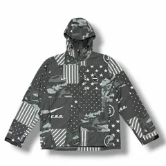 F.C.Real Bristol  × NIKE 16SS WOVEN PRACTICE JACKET ウーブンプラクティスジャケット ライトアウター エフシーレアルブリストル  × ナイキ 823120-010 ブラック XL （13893M）のサムネイル