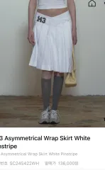 SCULPTOR スカート 143 Asymmetrical Wrap Skirt