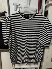 新品 ボーダー柄 バルーン 半袖 Tシャツ