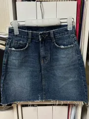 新品 デニム インディゴデニム ミニスカート