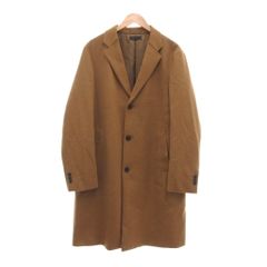 ユニクロ ウールカシミヤチェスターコート ブラウン キャメル XL