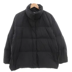 ユニクロ UNIQLO 23AW パウダーソフトダウンジャケット ショート丈 XL 黒 ブラック /MG