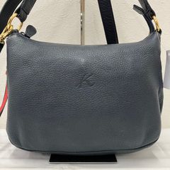 良品✨】キタムラ 2way ショルダーバッグ ハンド レザー A4可 ネイビー 