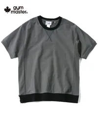 gym master ジムマスター Tシャツ メンズ レディース 7.4oz ヘビーウェイト 半袖Tシャツ 大きいサイズ 無地 クルーネック 綿100% カジュアル G121708 ブラック×ホワイトボーダー(71)のサムネイル