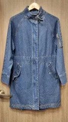 FOREVER デニム マウンテンパーカー ジャケット スタイル レディース コート