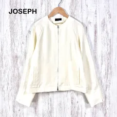 JOSEPH ジョセフ　春ブルゾン　ホワイト　36　美品 メルカリ
