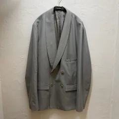 LEMAIRE ルメール Double Breasted Jacket ダブルジャケット 21-010-310-2111-1-0 グレー size:M 【代官山B03】のサムネイル