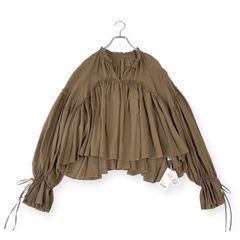 美品✨25年モデル ネストローブ シアーコットンリネンケープブラウス