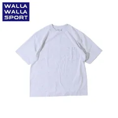 WALLA WALLA SPORT 6oz ポケットTシャツ メンズ｜USAコットン・日本製｜チューブボディ ヴィンテージ風 ワイドシルエット ASHのサムネイル