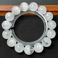 幻の聖山カイラス 高透明 極美品 奇跡の虹の水晶 約10.5〜10.9ミリ 