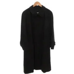 アクアスキュータム AQUASCUTUM ステンカラーコート カシミヤ ロング 34 黒 ブラック /FF ■GY62のサムネイル