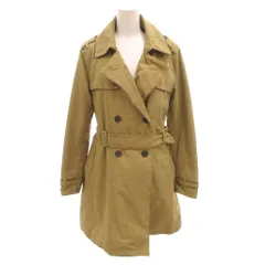 バブアー Barbour トレンチコート ダブル インナー ひざ丈 34 ベージュ /FF ■GY62のサムネイル