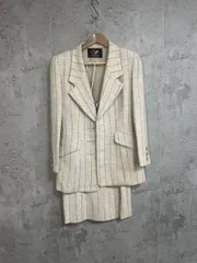 VELLA ベラ 日本製 セットアップ ジャケット スカート スーツ size９号 /アイボリー ◆■◎レディース