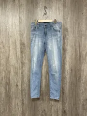 big john ビッグジョン ペイント フェード加工 スキニー デニムパンツ size28/水色 ■■ メンズのサムネイル