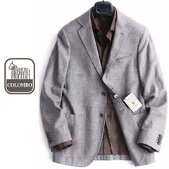 dt421●46●COLOMBOコロンボ●品格漂う大人の春夏羽織●サルト仕立て●リネンシルク入りジャケット●メンズ●ブリオーニ、ゼニアやブルネロクチネリ、アルマーニがお好きな方も