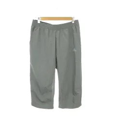 アディダス adidas climalite パンツ 七分丈 ハーフ スポーツウェア L グレー /AH1 ■ECB003