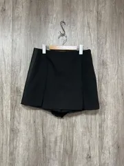 ZARA ザラ キュロット ミニ スカート sizeM/黒 ■■ レディース