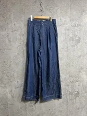 BARNYARDSTORM バンヤードストーム ライトデニム ワイド イージー デニムパンツ size1 S/紺 ■■ レディースのサムネイル