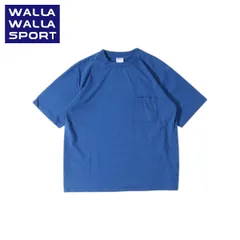 WALLA WALLA SPORT 6oz ポケットTシャツ メンズ｜USAコットン・日本製｜チューブボディ ヴィンテージ風 ワイドシルエット DARK INDIGOのサムネイル