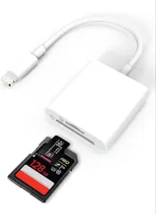 iPhone SDカードリーダー 2in1 Lightning