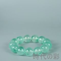 『高冰種翡翠 ブレスレット』中国古美術 ミャンマー翡翠 17mm 精工彫刻 手工彫刻 天然石 装身具 收蔵品 R08040608
