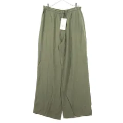 未使用 ZARA ザラ イージー ワイドパンツ M ベージュ系 レディース 古着