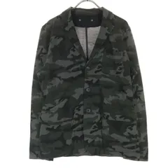 美品 SOPHNET. ソフネット 迷彩柄 長袖 テーラードジャケット M ダークグレー メンズ 古着