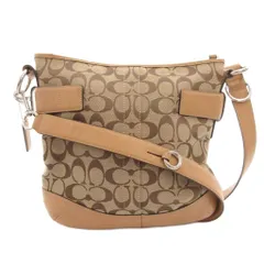 コーチ COACH ショルダーバッグ 斜め掛け クロスボディ キャンバス レザー シグネチャー 茶 ブラウン F03574 /FF ■GY18