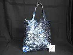 ■極美品■ BAO BAO ISSEY MIYAKE バオバオイッセイミヤケ PVC ショルダーバッグ トートバッグ ハンドバッグ 肩掛け ブルー系 AX1121のサムネイル