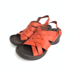 MARNI サンダル 厚底 オレンジ ストライプ - メルカリ