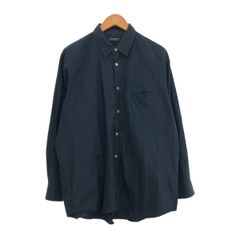 希少 90s ラルフローレン オープンカラーシャツ XL ネイビー シルク