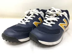 ◆NEW BALANCE GOLF ニューバランス UGS574NY スパイクレスゴルフシューズ ネイビー系 27cm 本体のみ 中古◆21093★