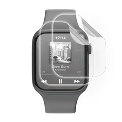 新品 エレコム Apple Watch 画面保護 フィルム ２枚入り 44mm [Apple Watch SE3/SE2/SE 対応] 衝撃吸収 光沢 傷リペア 指紋防止 エアーレス 貼り付けツール付き クリア AW-25DFLAPKRG