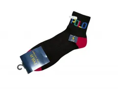 未使用 ポロ ラルフローレン ソックス メンズ 27-29ｃｍ 靴下   ブラック 黒　レッド ブルー ナイガイ 紳士用 POLO RALPH LAUREN  カジュアル